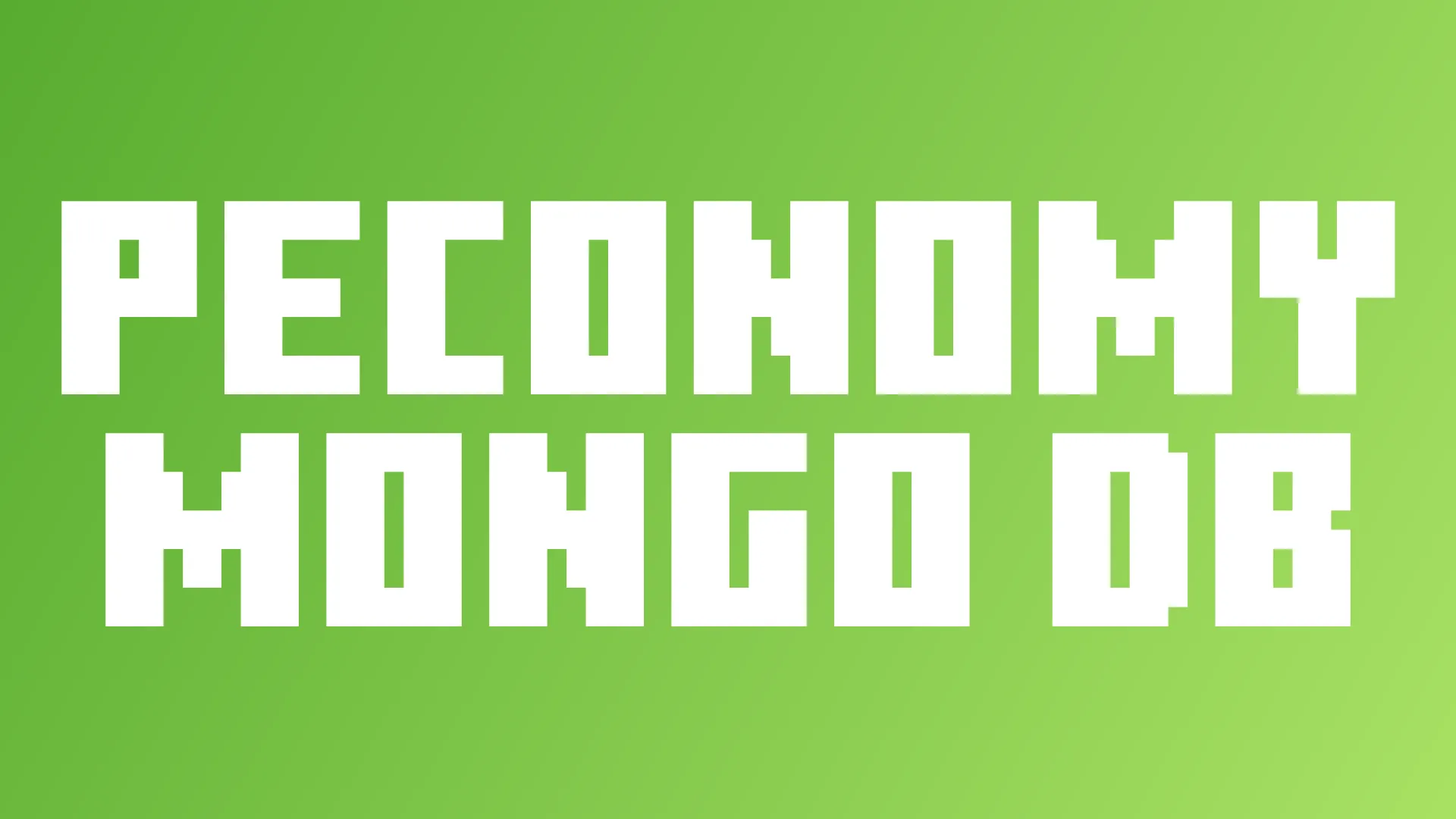 pEconomy MongoDB Extension Banner